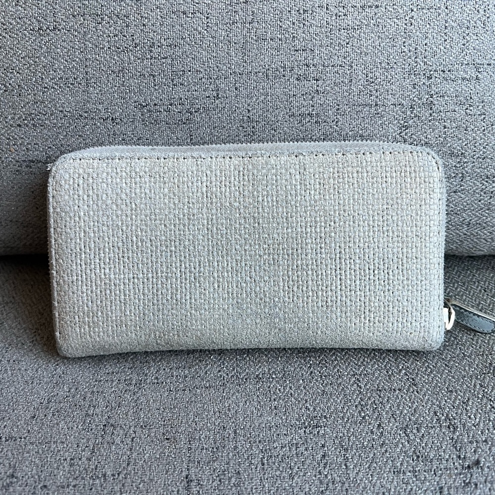 Chanel Gray Deauville Tweed Wallet - Picture 3 of 12